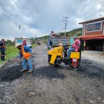 Continúan trabajos de bacheo en Amealco; gobierno municipal busca mejorar conectividad y seguridad vial