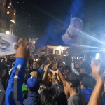El corazón de San Juan del Río se pinta de azul tras campeonato de Cruz Azul
