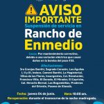 Anuncia JAPAM suspensión temporal del servicio de agua en diversas colonias de San Juan del Río