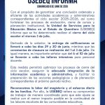 USEBEQ adelanta cierre del ciclo escolar 2025-2026 al 3 de julio en Querétaro