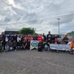 Realizan jornada de reforestación en camellón al Centro Expositor