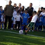 Autoridades municipales, estatales y federales entregan cancha de futbol 5 en el Parque Las Haciendas 6