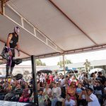 Paseo Dominical con lucha libre reúne a 4 mil visitantes en la Ex Hacienda La Llave