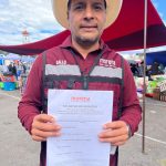 Óscar Sandoval “El Gallo” se registra para la coordinación municipal de Morena en San Juan del Río